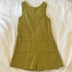 Zara Kids Textured Green Romper